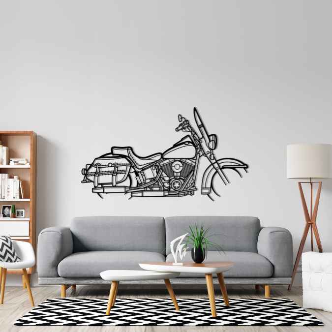 Heritage Softail Silhouette Metal Wall Art – PetrolVibes
