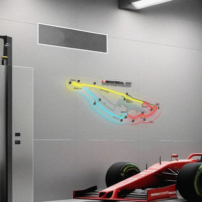 Circuit Gilles Villeneuve Neon Race Track