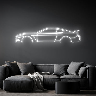 Mustang GT350 Neon Silhouette