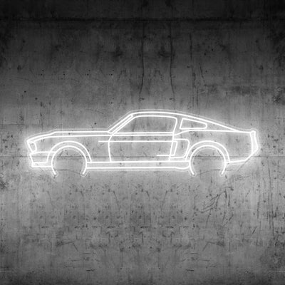 Mustang 1967 Eleonor Neon Silhouette