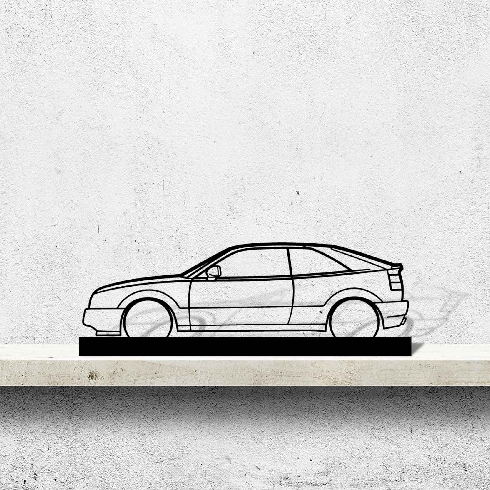 Corrado 1990 Silhouette Metal Art Stand – PetrolVibes
