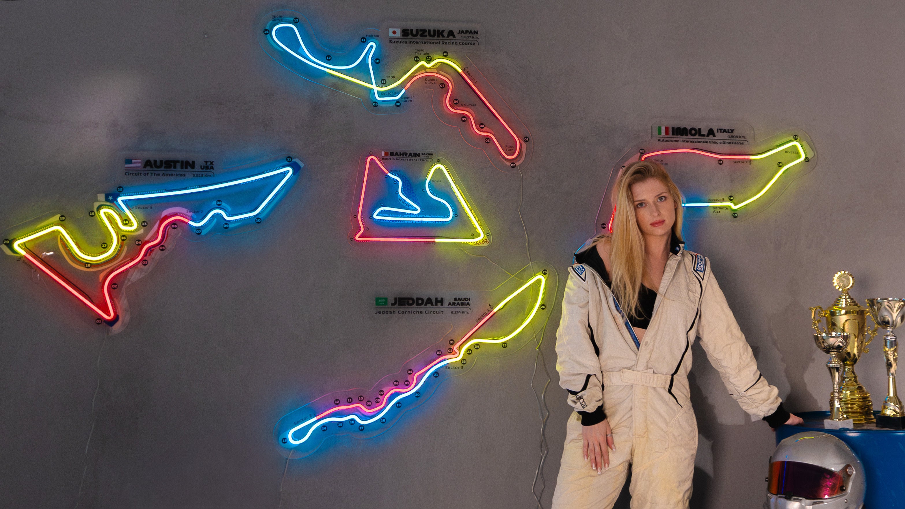 Custom Neon Racing Designs Neon Race Tracks – PetrolVibes