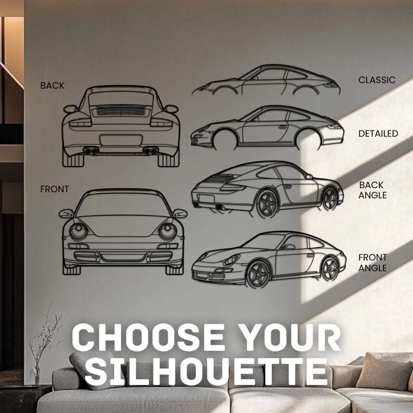 P Generation 6 Silhouette Metal Wall Art