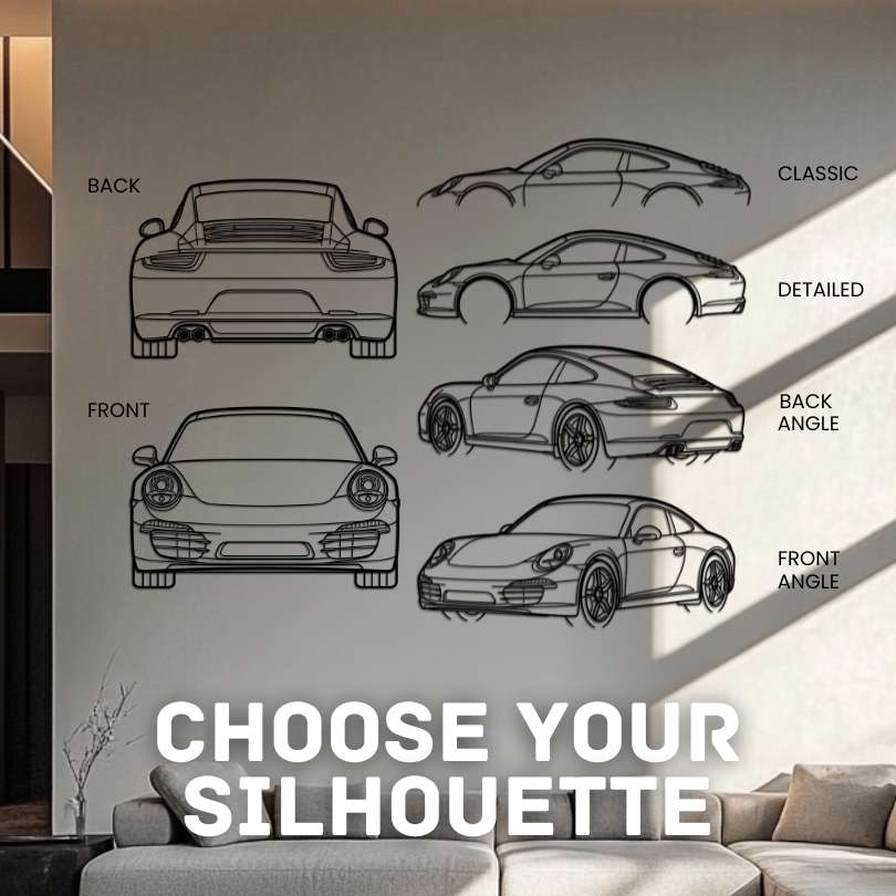 P Generation 7.1 Silhouette Metal Wall Art