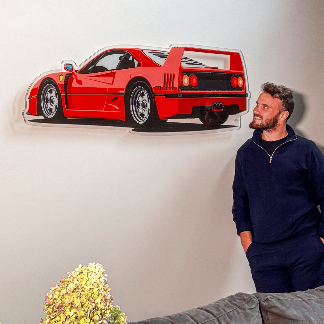 NSX-R Front Angle Acrylic Print