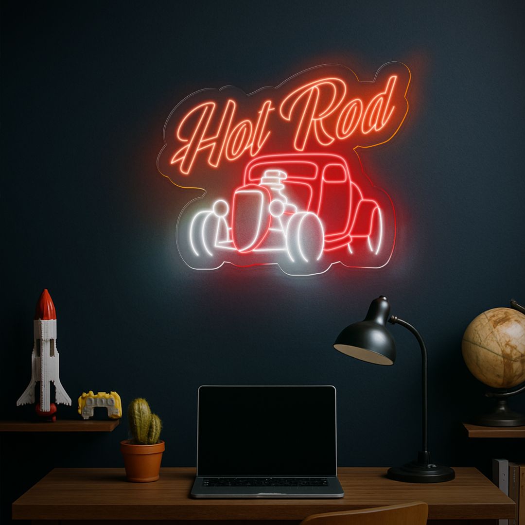 Hotrod & Car Neon Sign