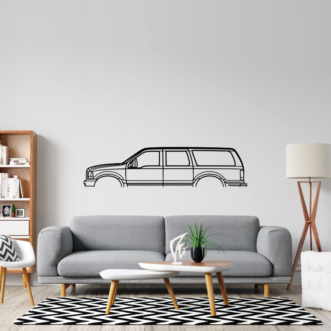 Excursion 2003 Classic Silhouette Metal Wall Art – PetrolVibes