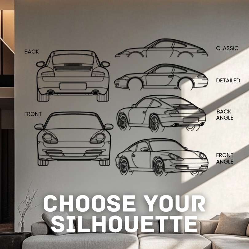 P Generation 5 Silhouette Metal Wall Art