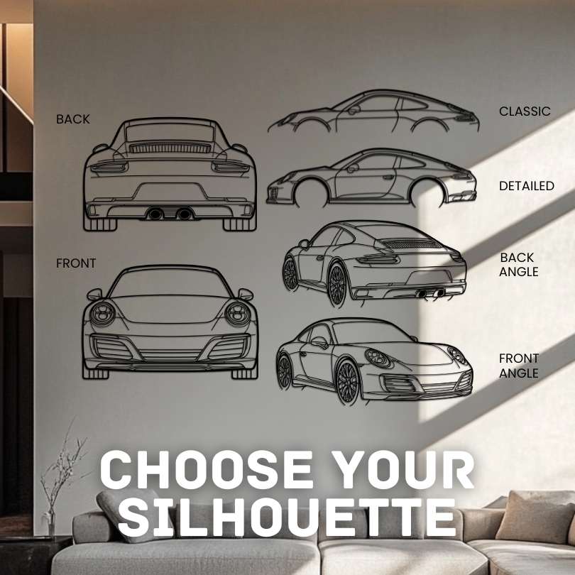 P Generation 7.2 Silhouette Metal Wall Art