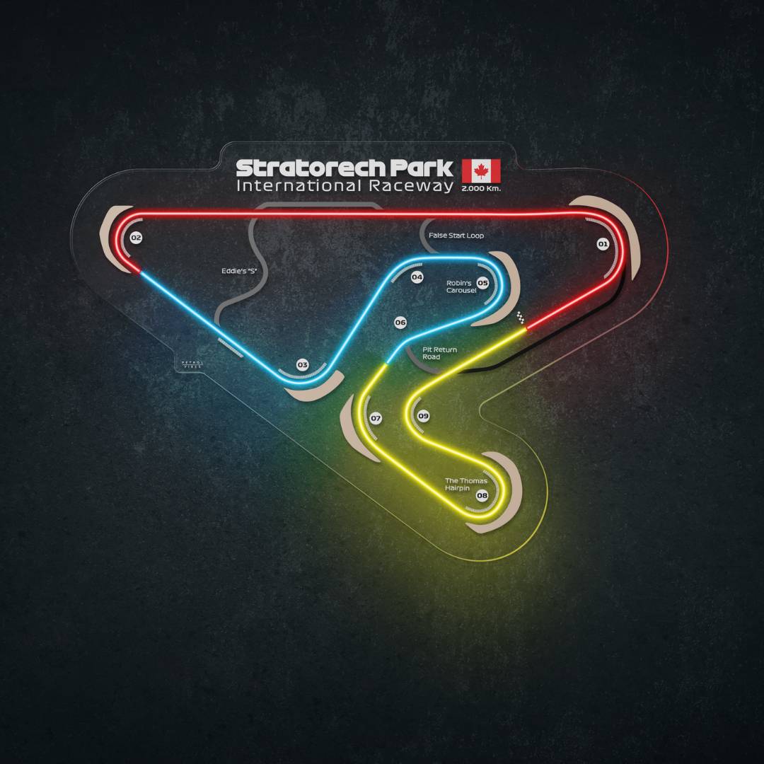 Stratotech Park Raceway Neon Race Track – PetrolVibes