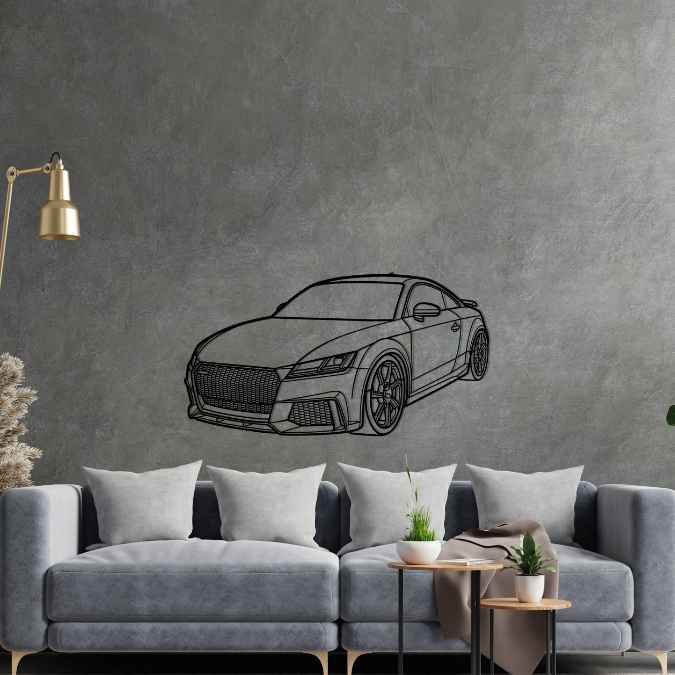 TTRS 2018 Angle Silhouette Metal Wall Art