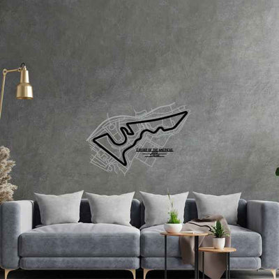 Circuit of America COTA Metal Wall Art