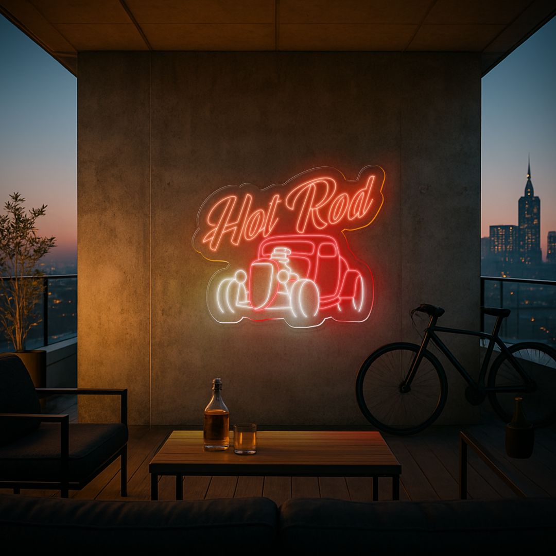 Hotrod & Car Neon Sign