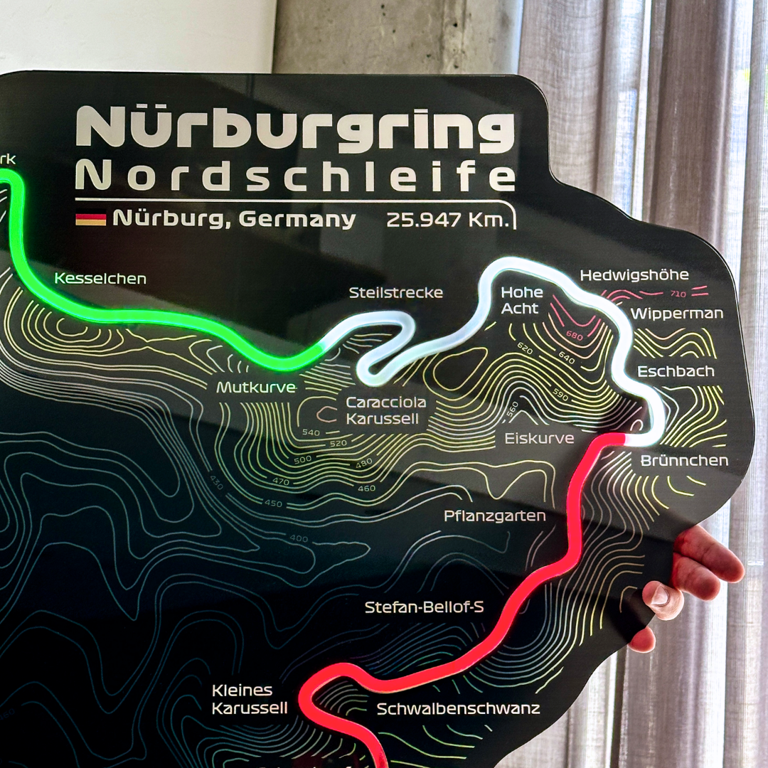 Nürburgring Nordschleife Black Edition Neon Race Track