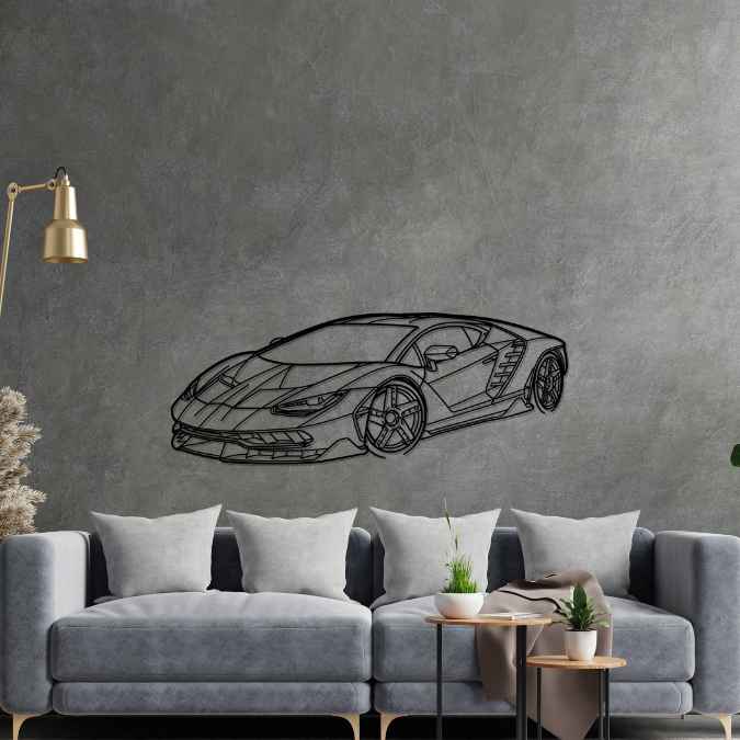 Centenario Angle Silhouette Metal Wall Art