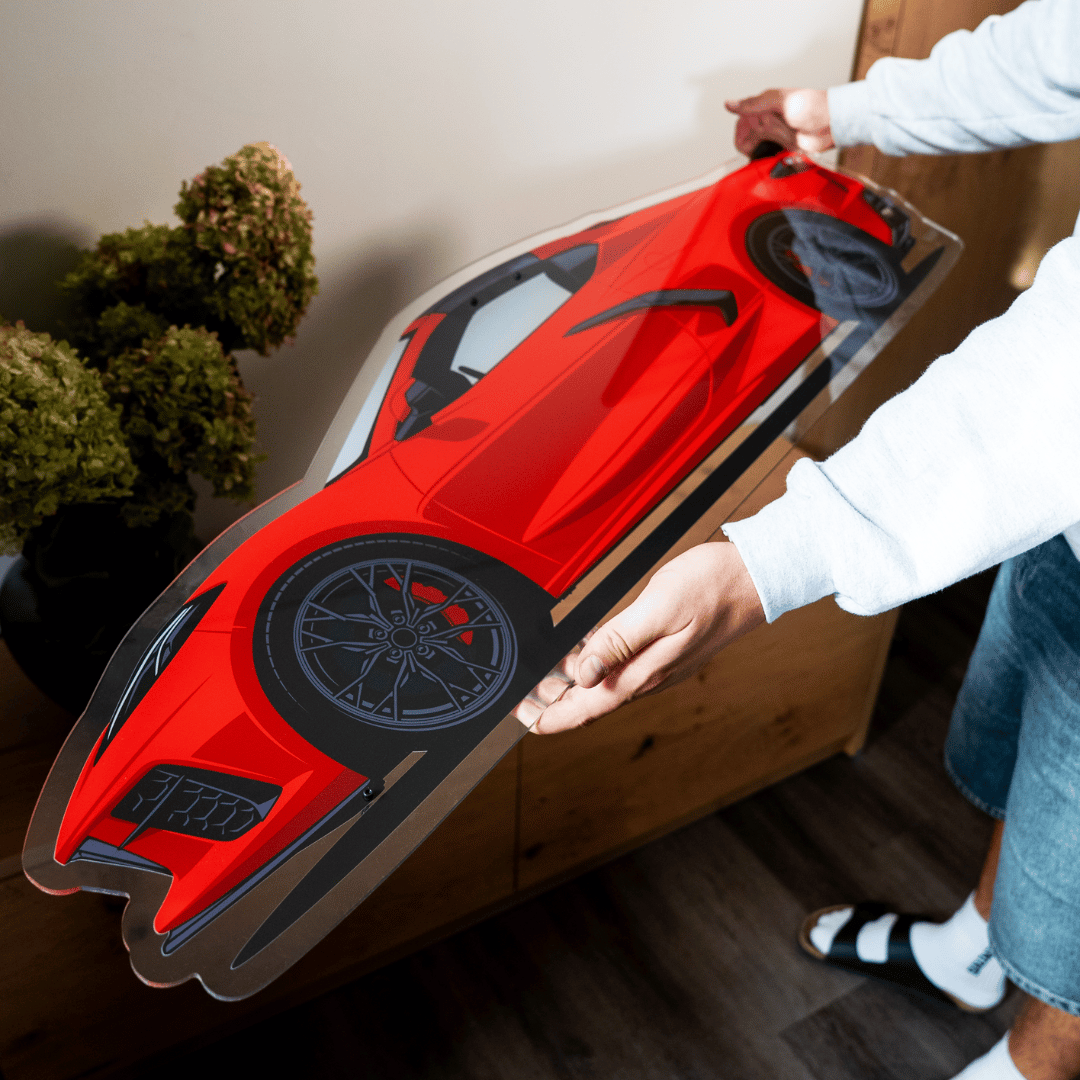 F40 Back Angle Acrylic Print