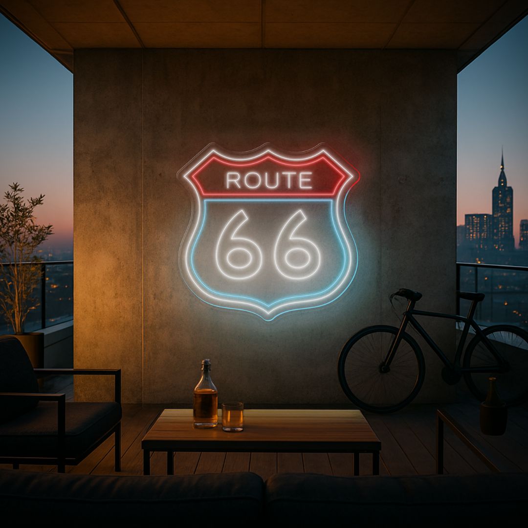 Route 66 Neon Sign