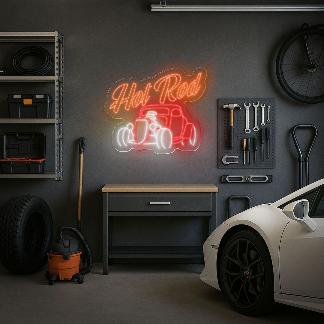 Hotrod & Car Neon Sign