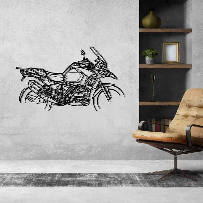 R1250 GSA 2021 Silhouette Metal Wall Art