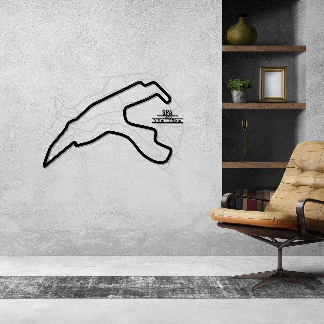 Circuit de Spa Metal Wall Art – PetrolVibes