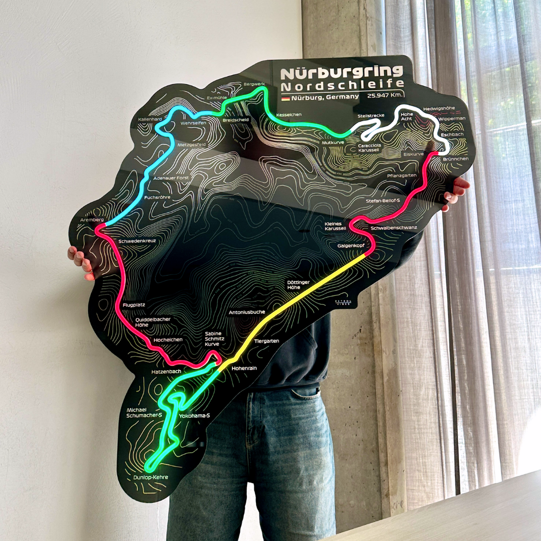 Nürburgring Nordschleife Black Edition Neon Race Track