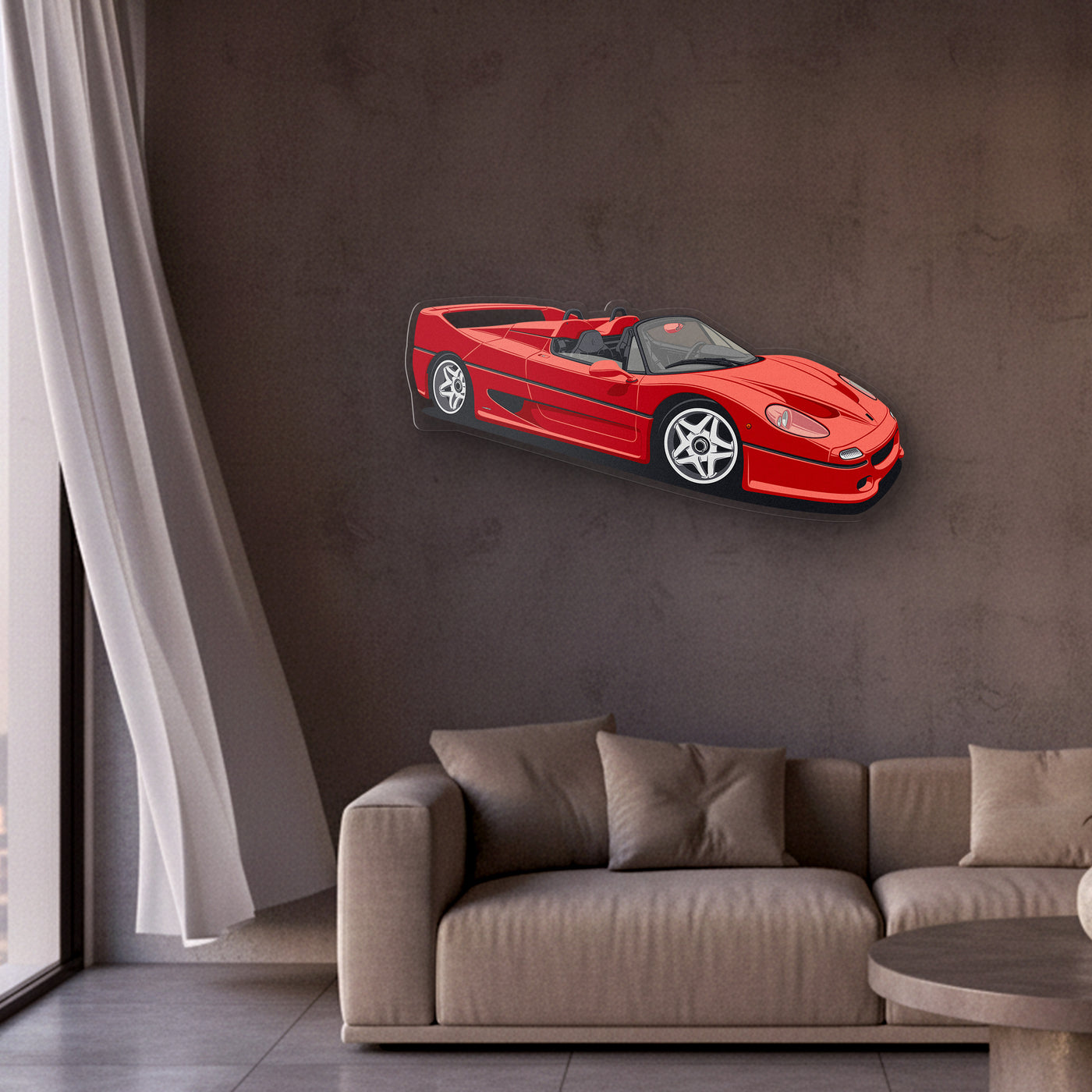 F50 Front Angle Acrylic Print