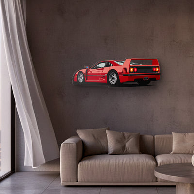 F40 Back Angle Acrylic Print