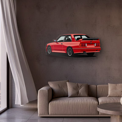 M3 E30 Back Angle Acrylic Print