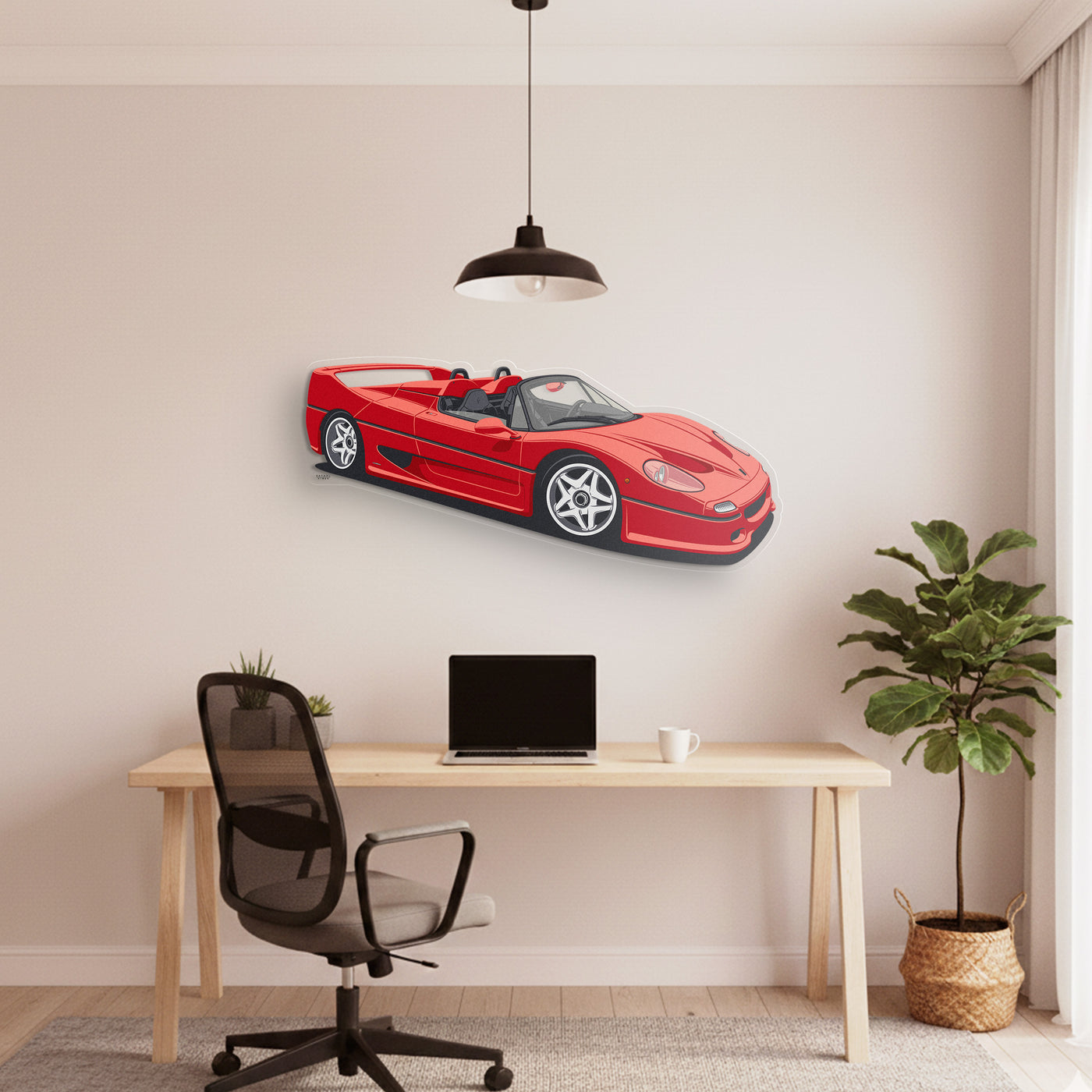 F50 Front Angle Acrylic Print