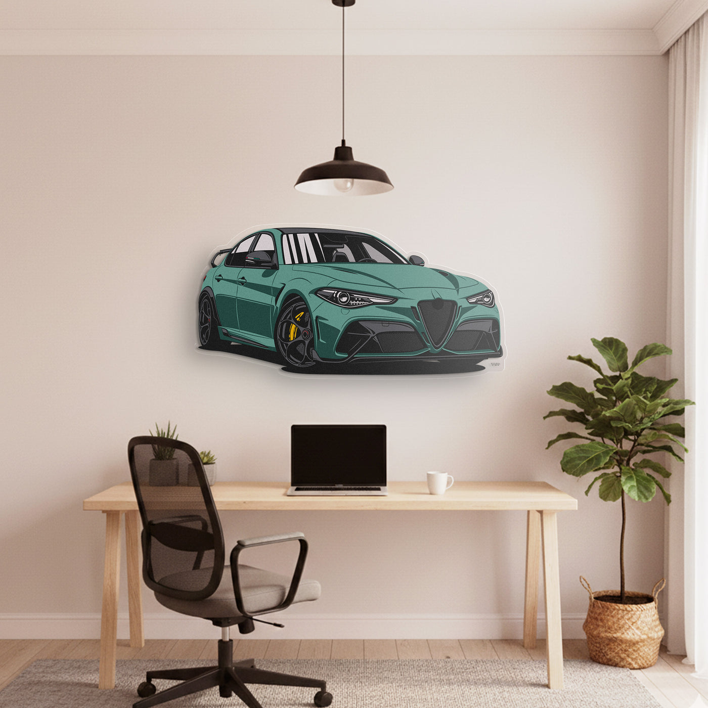 Giulia GTA Front Angle Acrylic Print