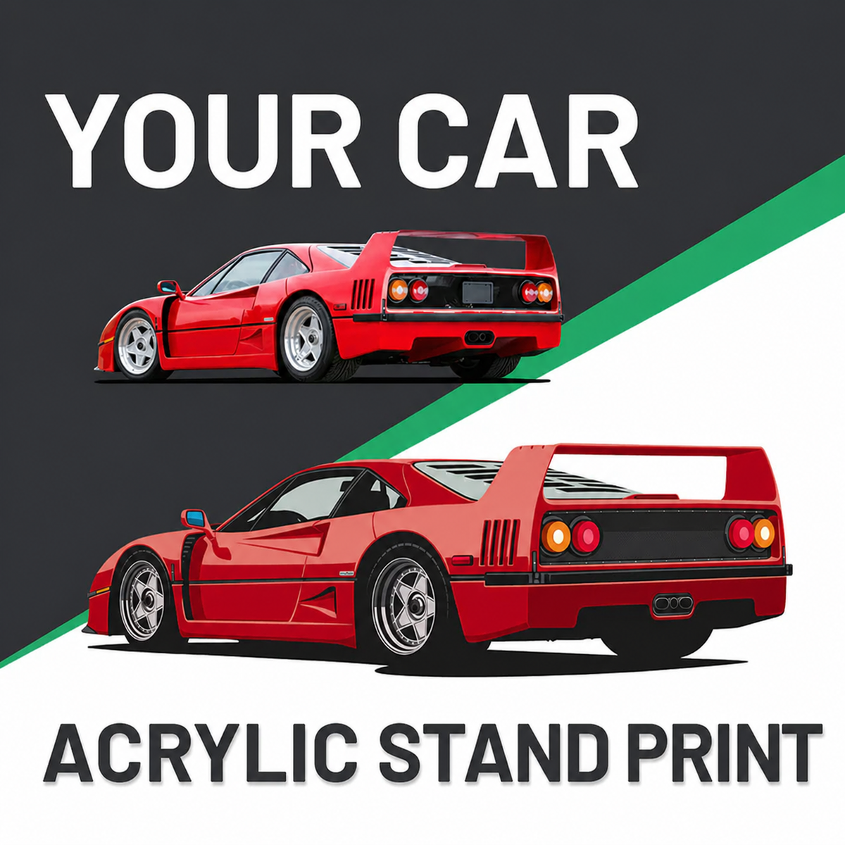 Your Custom Car Acrylic Stand