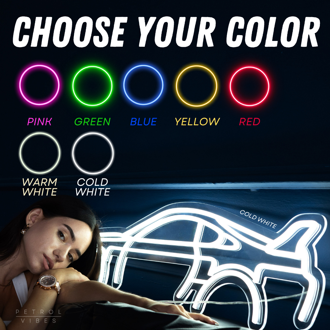 C8 Neon Silhouette