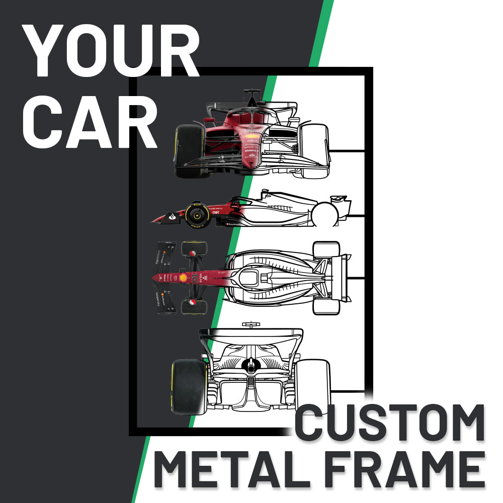 Your Custom Frame Car Metal Wall Art Service