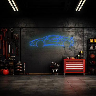 488 Neon Silhouette