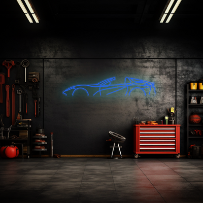 812 GTS Neon Silhouette