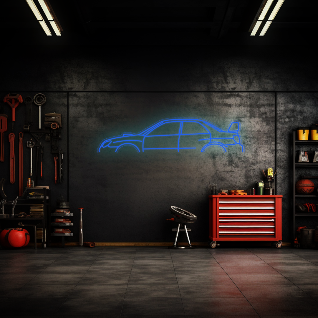 Impreza WRX STI 2006 Neon Silhouette