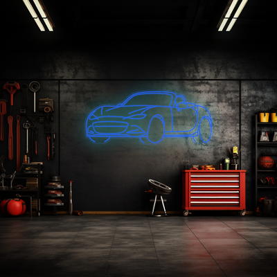 MX5 Angle Neon Silhouette