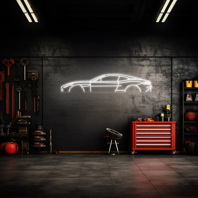 DB12 2024 Neon Silhouette