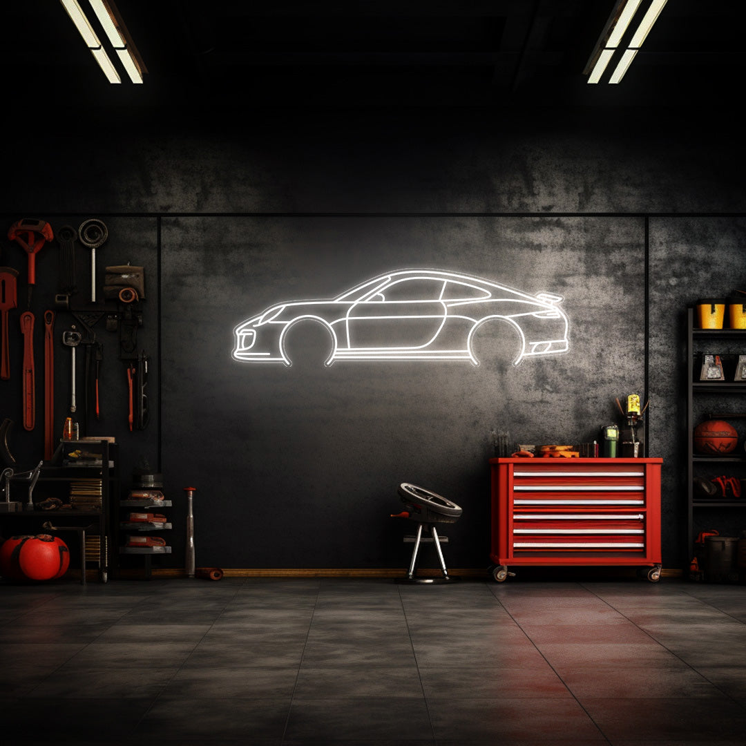 911 991 Carrera Neon Silhouette
