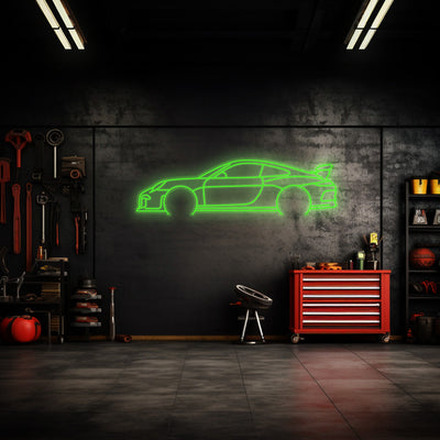 911 991 GT3 Neon Silhouette