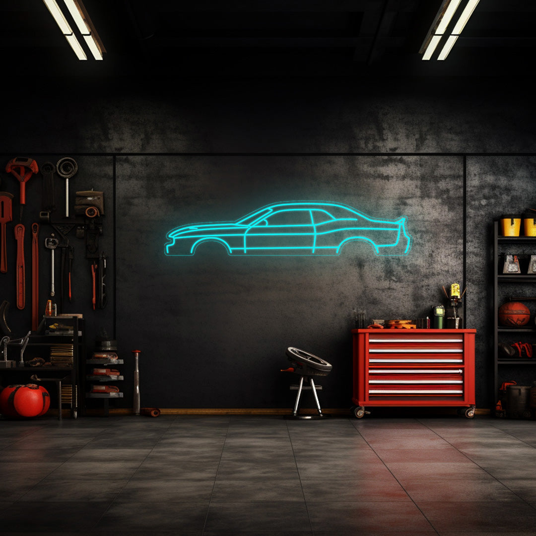 Challenger RT Scat Neon Silhouette