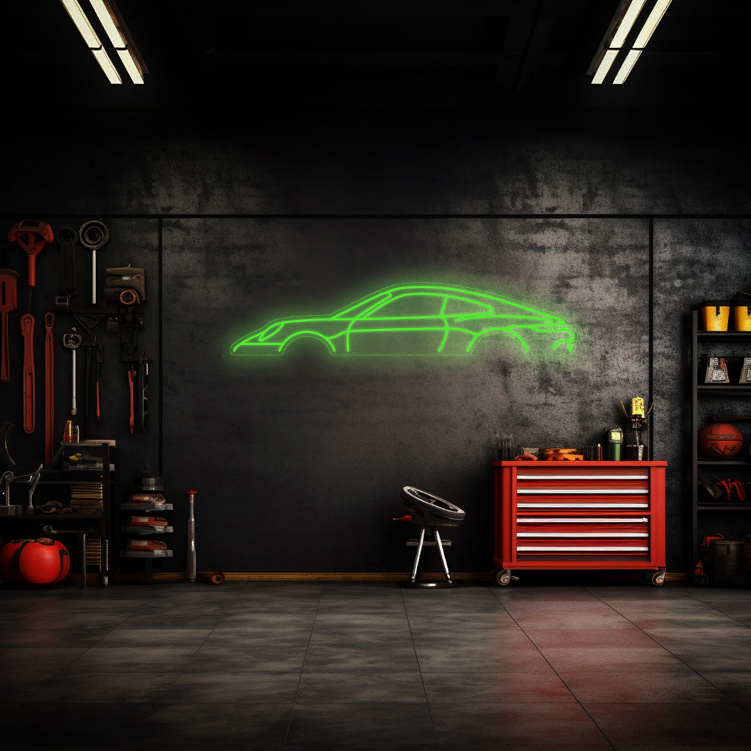 911 992 GT3 Touring Neon Silhouette