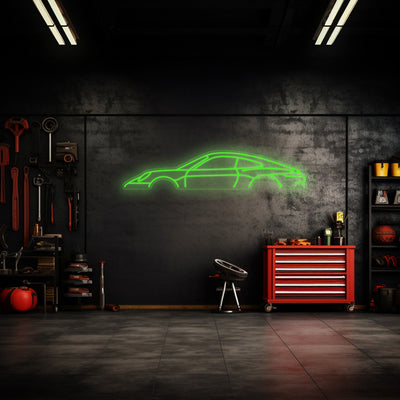 911 992 GT3 Touring Neon Silhouette