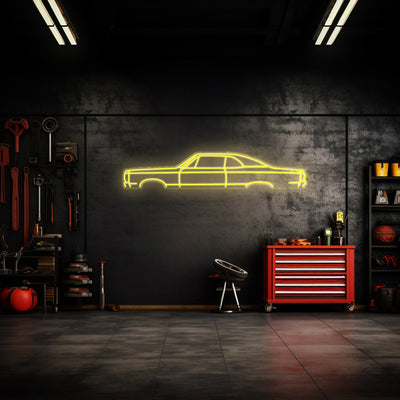 Ambassador 1968 Neon Silhouette