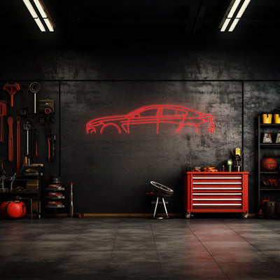 Alpina B8 Neon Silhouette