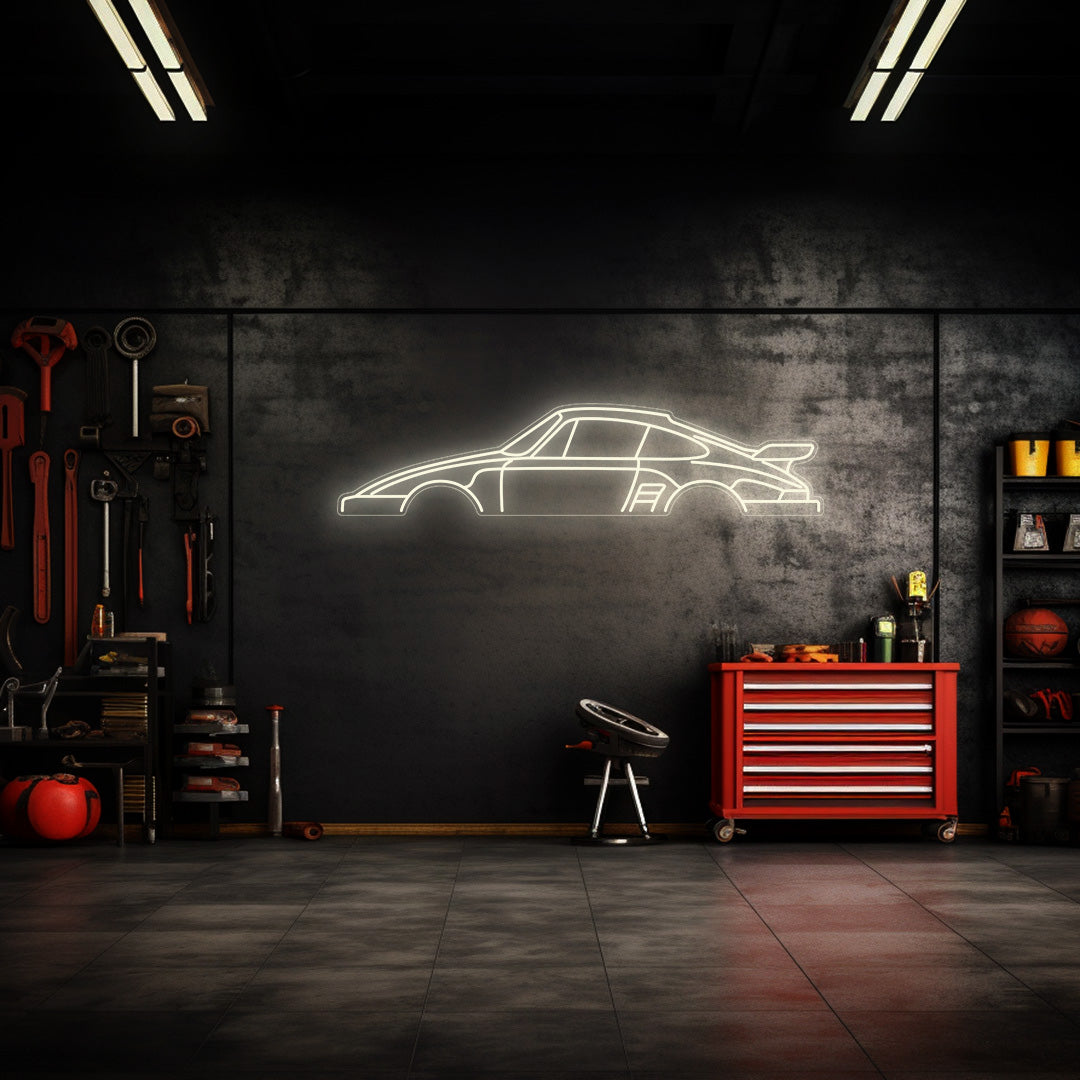 911 930 1984 Flatnose Neon Silhouette