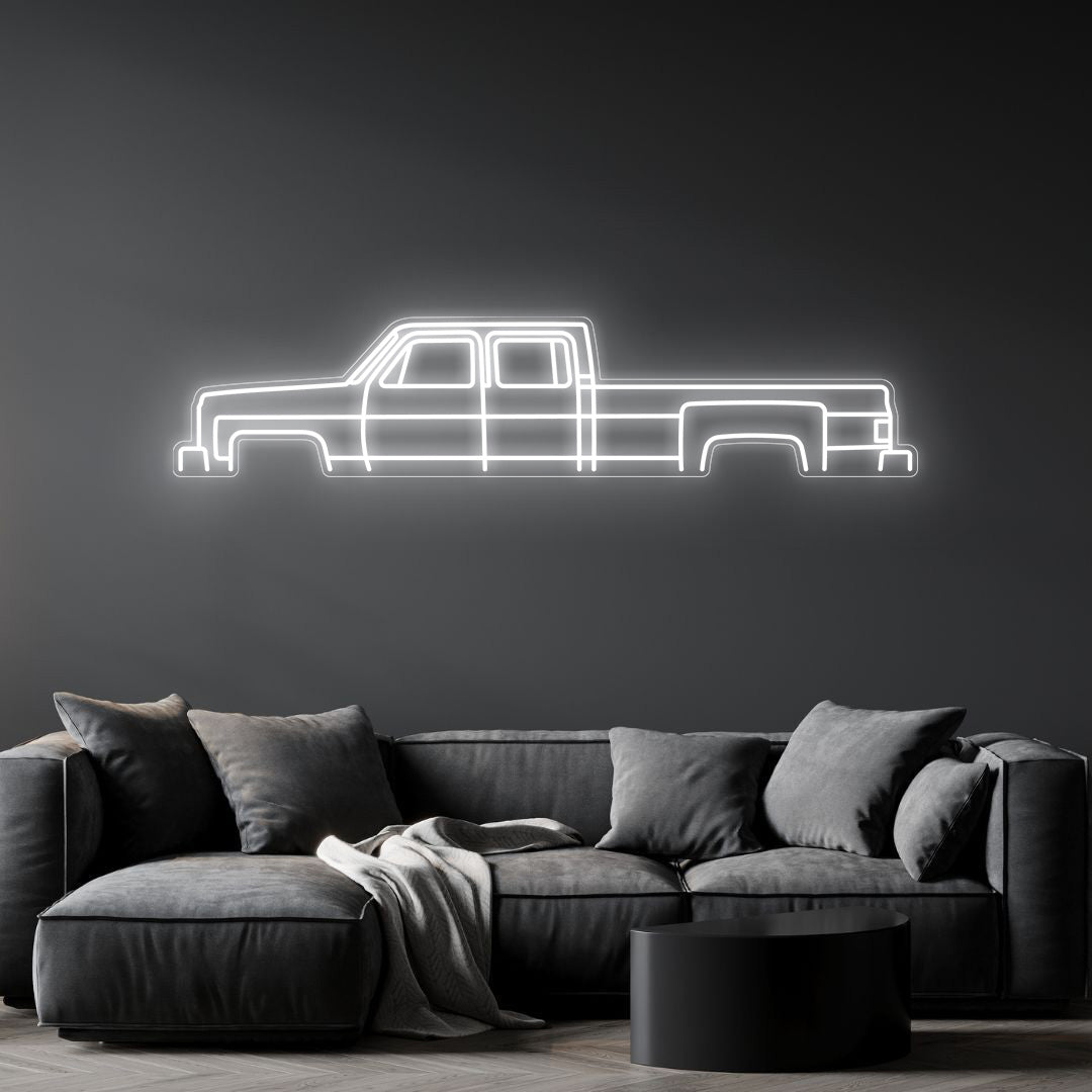 C30 1980 Neon Silhouette
