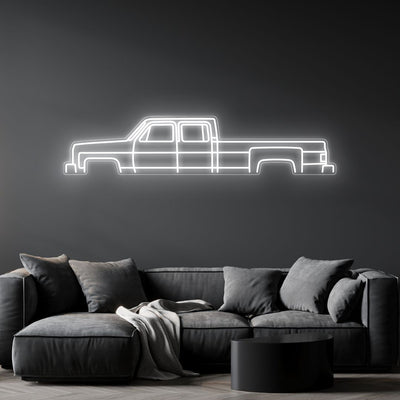 C30 1980 Neon Silhouette