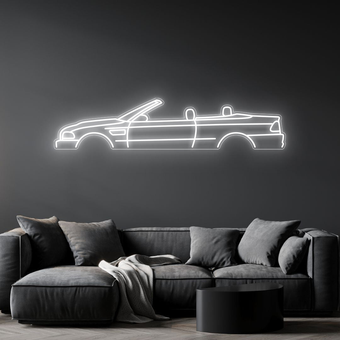 E46 M3 Cabrio Neon Silhouette