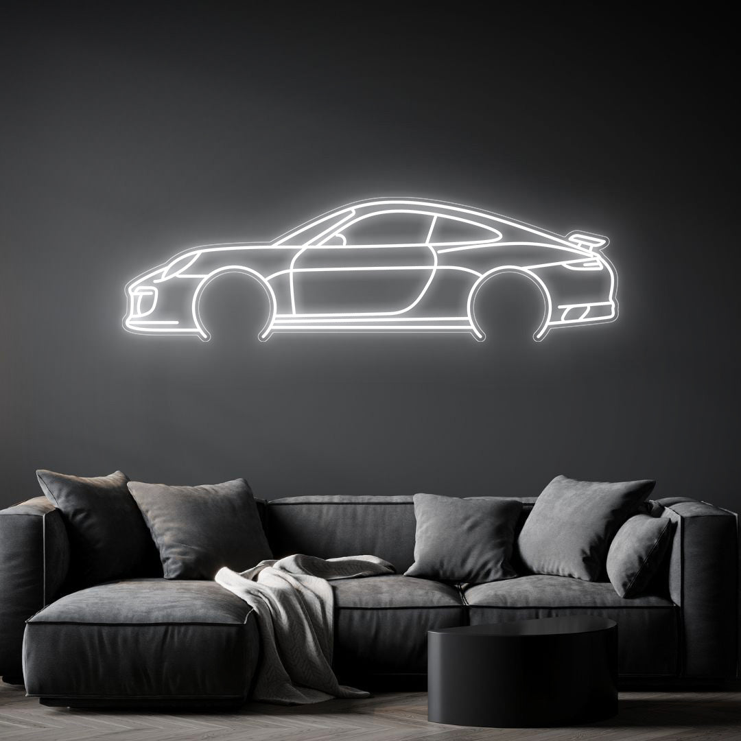 911 991 Carrera Neon Silhouette